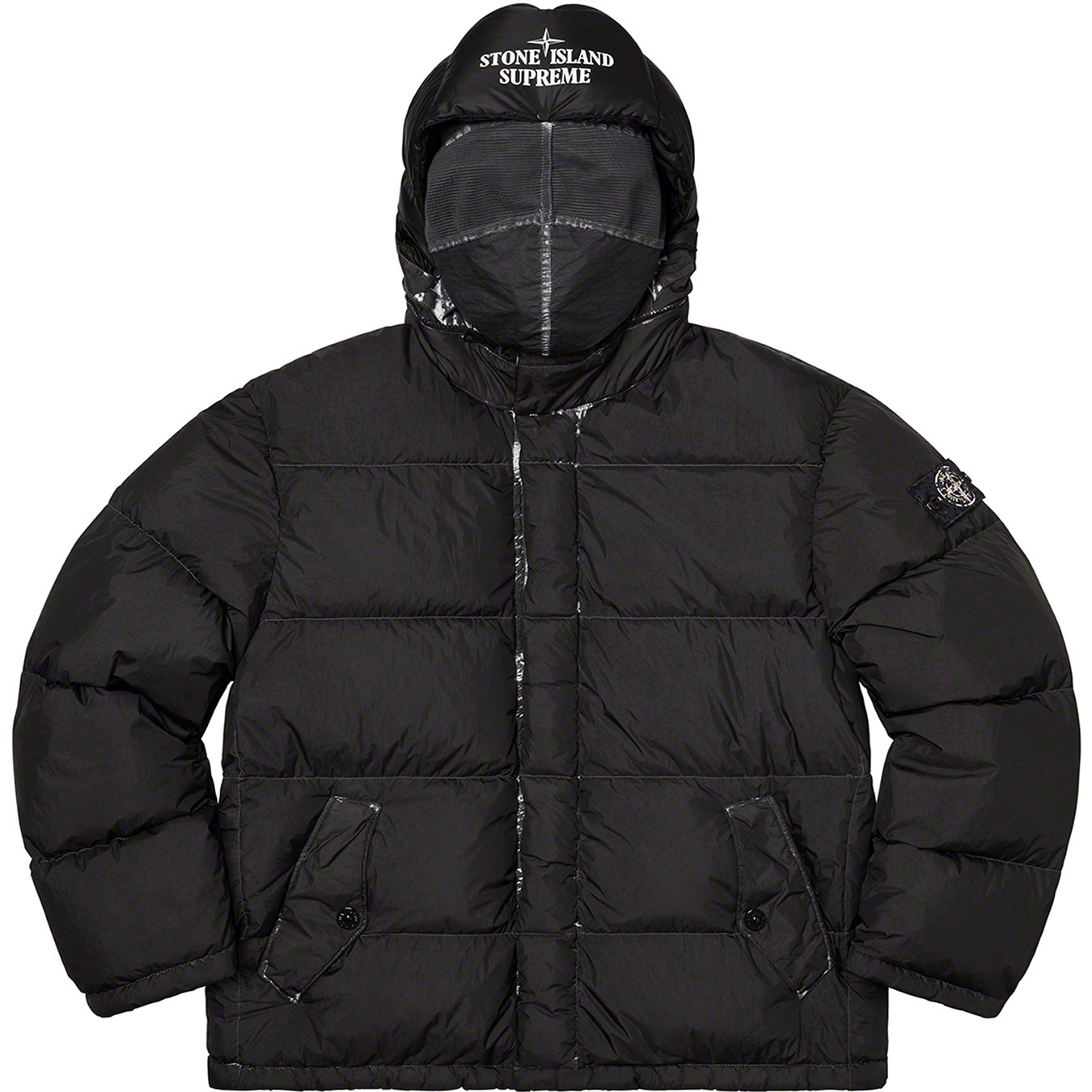 Supreme®/Stone Island® Painted Camo Crinkle Down Jacket view 14